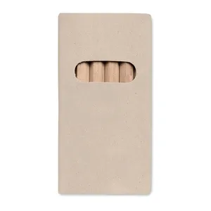 Ensemble de 6 crayons de couleur personnalisés ABIGAIL Gadgets personnalisés - Product Image 4