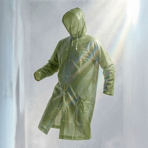 Cape unisexe en polyester réutilisable, imperméable et ajustable |   Écologique, portable, séchage rapide, taille XL |   Couleurs multiples | - Product Image 2