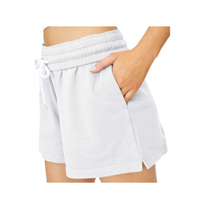 Pantalones cortos transpirables para mujer, ropa de mujer transpirable con Cintura elástica de Pakistán, OEM diseño personalizado, poliéster Spandex - Product Image 2