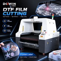 Machine de découpe laser DTF commerciale haute précision 9070 900x700mm pour film DTF, étiquettes en TPU, étiquettes de lavage et d'entretien