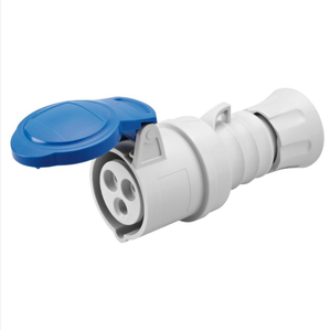 Presa Mobile blu industriale 16A monofase 220V IP44 Gw62004h presa diritta 2P + T - Product Image 1