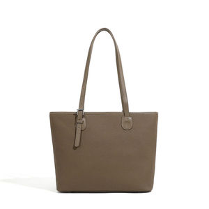 2025 femmes mode en cuir véritable épaule sac fourre-tout de haute qualité grande capacité doux Durable couleur personnalisée OEM Logo en gros - Product Image 1