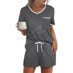 Camisa corta informal de alta calidad para mujer hecha a medida para Primavera/Verano, conjuntos de ropa de mujer OEM - Product Image 1