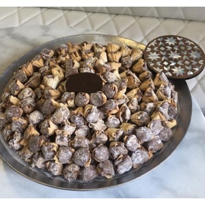 Plateau à chocolat en métal doré de qualité supérieure Plateaux de service à bonbons au chocolat plaqués or faits à la main Présentoir à desserts pour événement spécial - Product Image 5