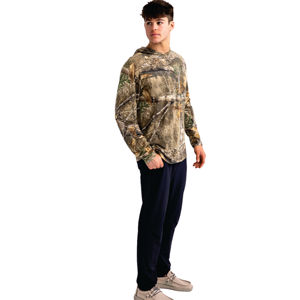 OEM Realtree Bamboo Hooded Long Sleeve <b>Shirt</b> | EXCAPE Lightweight Comfort for Every Adventure - Product Image 1