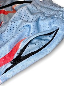 Pantalones Cortos de Malla Personalizados para Verano, Estilo Urbano, Holgados, de 5 Pulgadas, Sublimados, a la Moda, para Hombre - Product Image 3