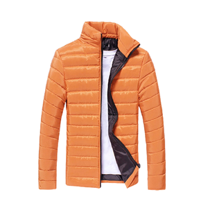 Veste de rembourrage de couleur unie au design personnalisé pour hommes, décontractée, qualité supérieure, veste rembourrée élégante du Bangladesh - Product Image 1