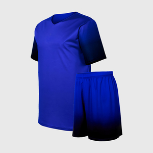Ensemble de football et de soccer personnalisable en sublimation en gros pour les équipes de football, les vêtements d'équipe scolaire, les vêtements de sport, certifié SEDEX - Product Image 1