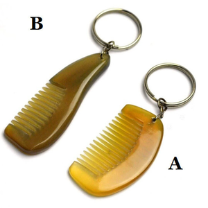 Natural Premium Eco-Friendly Handmade Buffalo Horn <b>Comb</b> with Fine and <b>Wide</b> Teeth for Hair Styling - Product Image 3