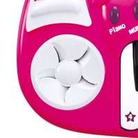 Handle Battery Operated Electronic Educational Kids Toy Keyboard Multifunction Instruments