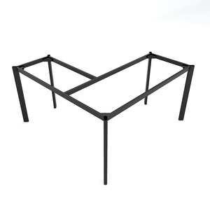 Industrial-Style Heavy Duty Metal Steel L-Shaped Table Legs for Kitchen & Dining-140x150cm - Product Image 1