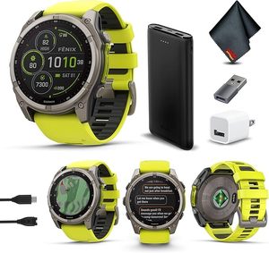 Reloj Inteligente GPS Multideporte Premium Fenix 8 de 51 mm con Cristal de Zafiro y Energía Solar, Nuevo y de Calidad - Product Image 4