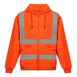 Wholesale <b>High</b> Visibility Sweatshirt for Men Work Best Quality Reflect Hi <b>Viz</b> Safety Green <b>Hoodies</b> with Customized Logo 2026 - Product Image 5