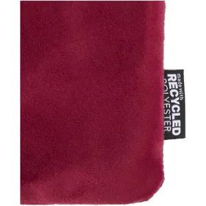 Trousse de toilette en velours recyclé écologique Swift avec des caractéristiques durables - Product Image 4