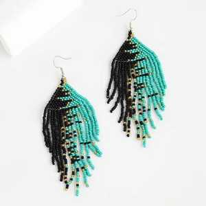 ต่างหูแฟชั่นอินเดียแบบแฮนด์เมดใหม่มาแรงลูกปัดเม็ดลูกปัดฮิปปี้ดีไซน์คริสเตียนเป็นแรงบันดาลใจในการออกแบบส่วนบุคคล - Product Image 1