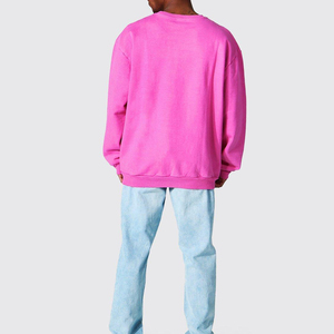 Precio al por mayor hombres sudadera personalizada en blanco de cuello redondo de algodón mezclado sudaderas de gran tamaño para la venta en línea - Product Image 3