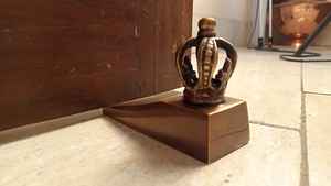 Metal Brass Antique <b>Door</b> Stopper Floor Carpet Wall Protector Heavy Duty <b>Door</b> Stopper <b>Wedge</b> Stop Smart <b>Door</b> Lock - Product Image 4