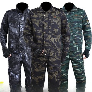 新しい迷彩男性セキュリティ戦闘ユニフォーム戦術戦闘ジャケット特殊部隊トレーニング服サファリスーツパンツ