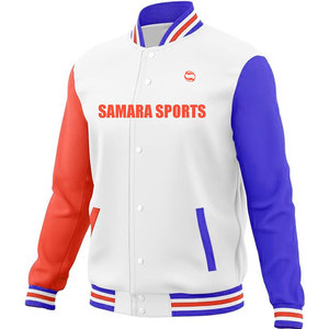 Fabricante personalizado Chenille parches bordados polar béisbol cuero mangas Letterman invierno cuero Varsity chaqueta - Product Image 2