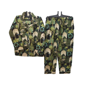 Acogedor algodón indio XL mujer Night Shut pijamas conjunto árbol estampado Loungewear para verano perfecto Sexy dama de honor regalo - Product Image 1