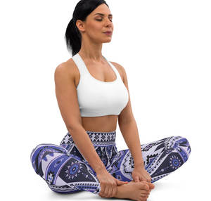 Leggings extensibles respirants pour femmes personnalisables avec embellissements en strass pour le fitness et le sport OEM et utilisation promotionnelle - Product Image 3