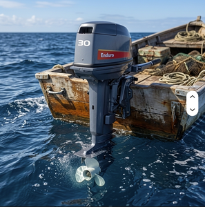 Moteur hors-bord essence 2 temps monocylindre 30 CV E40XMHS avec démarreur manuel pour la pêche - Product Image 6