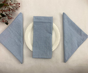 100% servilletas de tela de lino en óxido, servilletas de fiesta de boda de Navidad suavizadas hechas a mano para cocina servilletas de lino suave - Product Image 1