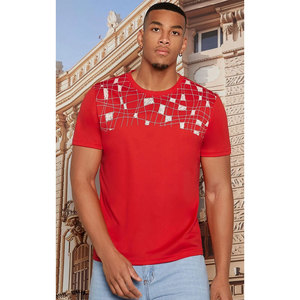 T-shirt pour homme en coton 100% pour l'été, de haute qualité, respirant, manches courtes, col rond, tee-shirt décontracté, logo personnalisé disponible - Product Image 1