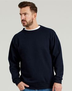 Sweat-shirt en coton de haute qualité pour hommes, logo personnalisé, pull-over col rond, top ventes, technique de bouffée, tissu éponge court - Product Image 3