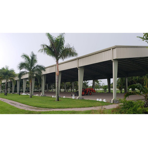 Structure en acier préfabriquée à prix abordable pour écurie, manège intérieur, terrain d'équitation et box à chevaux portable - Product Image 1