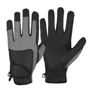 ถุงมือหนังขี่ม้าถุงมือแข่งม้าขี่ม้าทำจากหนังบริการ OEM - Product Image 1