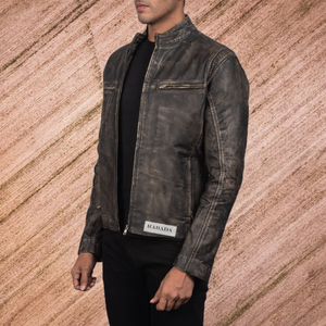 New Real Handmade <b>Genuine</b> <b>Leather</b> <b>Jackets</b> for Men Vintage New Arrival High Quality Biker Style Outdoor Hiking Royal Look <b>Jackets</b> - Product Image 2