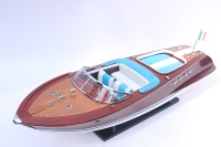Diseño personalizado del fabricante Gia Nhien, modelo RIVA AQUARAMA, lancha rápida artesanal, Metal de alta calidad, MOQ bajo, regalo artesanal Feng Shui