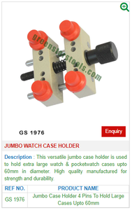Jumbo <b>Watch</b> <b>Case</b> Holder GS 1976 for Jewelry Tools-Jewellery Tools - Product Image 2