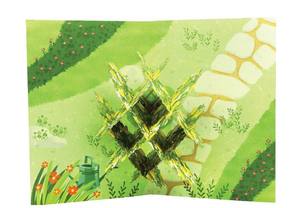 Venta al por mayor 3D flor árbol Pop Up tarjeta Vietnam venta al por mayor recuerdo para eventos especiales 3D Pop Up tarjeta de felicitación - Product Image 4