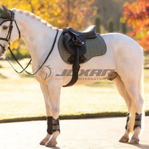 Almohadilla de sillín inglesa de primera calidad, forro polar suave, capa exterior cosida duradera, material transpirable ligero - Product Image 2