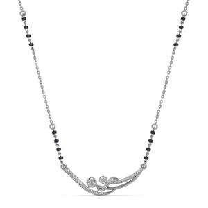 NOVAMART Fine Buy Pure Silver Mangalsutra Fine Beaded Necklaces Perfect Gift for Your <b>Wife</b> Wholesale Export - Product Image 1