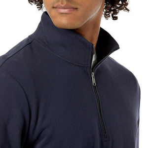 OEM Sweat-shirt à manches longues en coton polaire décontracté pour hommes Saison hivernale imprimée Mode extérieure teinte unie - Product Image 2