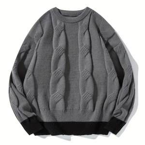 Vente en ligne - Pulls pour hommes les plus vendus - Taille personnalisée - Fabrication rapide - Service OEM - Vente en gros - Coton/laine - Respirant - Pull d'hiver - Product Image 1