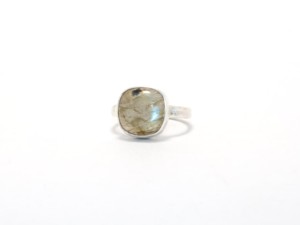 Anillo de piedras preciosas de labradita de Plata de Ley 925 unisex, joyería de boda de alta calidad, fabricante directo al por mayor - Product Image 3
