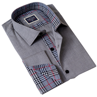 Herren Luxus Dining Double French Cuff Dress Shirt mit Manschetten knöpfen Fertig auf Lager Schnelle Lieferung agile Lieferketten