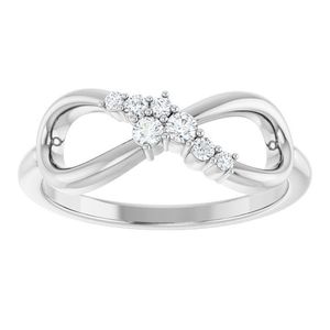 แหวนเพชรประดับสไตล์อินฟินิตี้รุ่นสตูลเลอร์ 123779:600P - Product Image 3