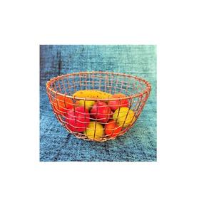 Cubo de cobre con forma redonda para frutas, Cubo de cobre con diseño moderno, alambre de cobre 100% real, al mejor precio - Product Image 1