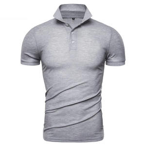 Moda viste personalizado buen diseño 2025 hombres personalizados de alta calidad de fábrica al por mayor hombres ropa de hombre liso Polo camiseta - Product Image 3