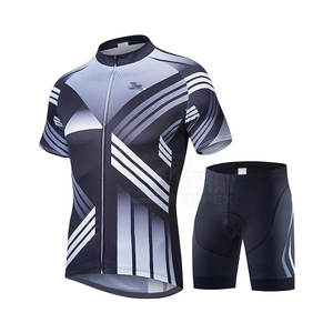 Dernier modèle de maillot de cyclisme du fabricant d'usine avec short Ensembles de cyclisme personnalisés OEM - Product Image 1