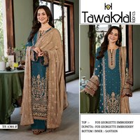 Desainer Bergaya Ukuran Khusus Tanpa Jahitan Dapat Diregangkan Bolak-Balik Bebas Kerut Wanita Multi Warna Etnik India Modern Faux Tebal