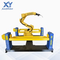 Modèle de bureau de système de bras robotique mobile à 6 axes pour production automatisée, 0,5 kW, 380 V, kit de démonstration et d'éducation en ingénierie