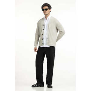 เสื้อสเวตเตอร์ถักแขนยาวทรงปกติสำหรับผู้ชาย รุ่น MN-SWT-WS25-006 ลายปะติดบางๆ สำหรับฤดูใบไม้ผลิและฤดูใบไม้ร่วง - Product Image 2