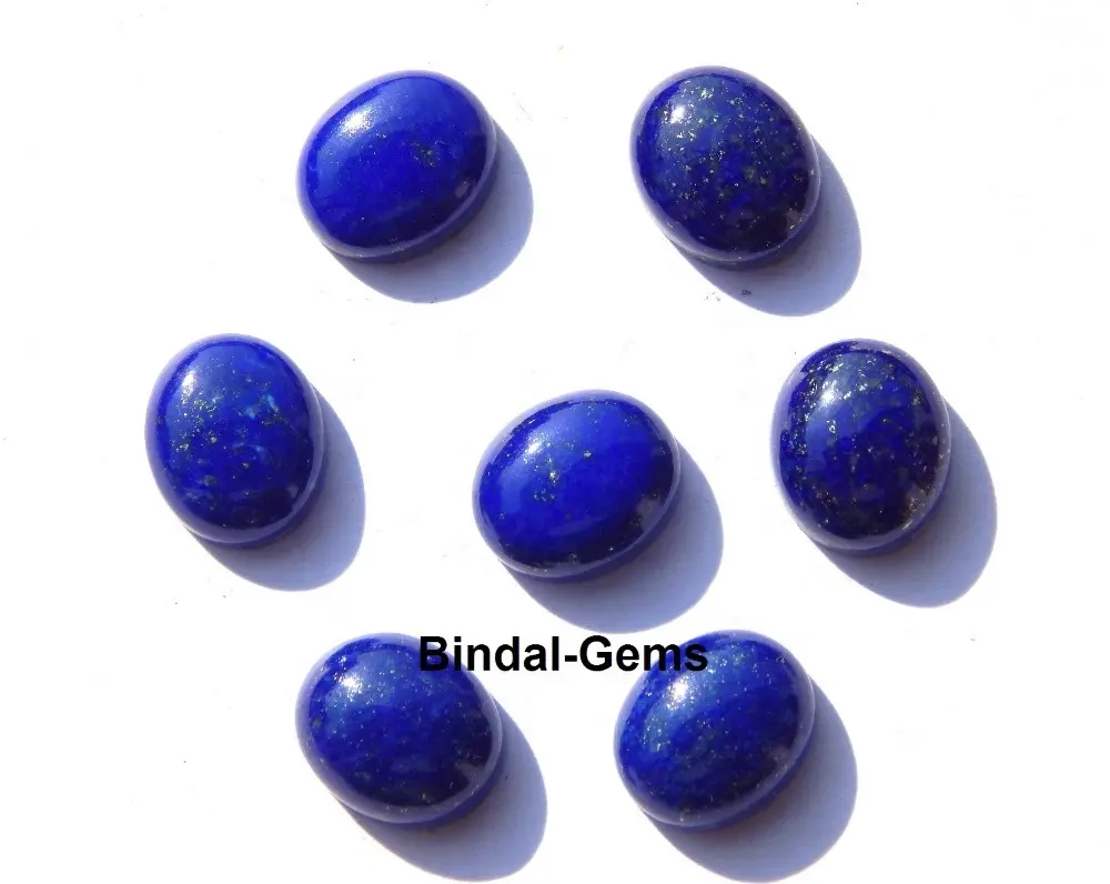 Nova Chegada Puro Certificado Lapis Lazuli Oval Forma Solta Gemstone Cabochão Para Fazer Jóias