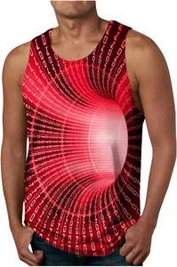 เสื้อถักนิตติ้งสำหรับผู้ชาย2024ระบายอากาศได้ดีเสื้อกล้ามฮาวายพิมพ์ลายฤดูร้อน/ฤดูใบไม้ร่วง - Product Image 6